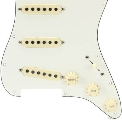 Fender Tex-Mex SSS Pre-wired Stratocaster Pickguard - Parchment 3-ply image 1