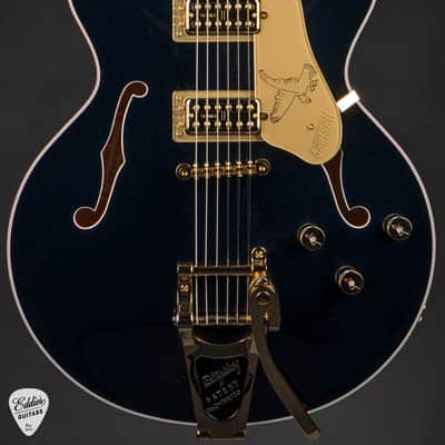 Gretsch Falcon Center Block LTD Double-Cut with String-Thru Bigsby - Midnight Sapphire image 2