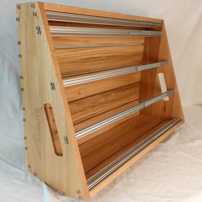 10U / 126hp Eurorack case EVA • Rails + M3 nuts / Oak / Unpowered image 2