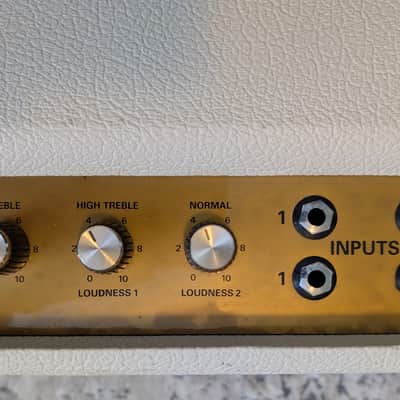 1997 Marshall 1987x Limited Edition 35th Anniversary Master volume added- White and Gold image 4