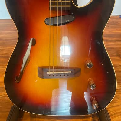 Fender Acoustic/Electric Telecaster TLAC MIJ 1993 - 1997 - 3-Color Sunburst image 4