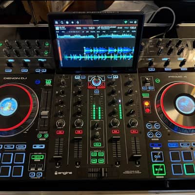 Denon Prime 4 Standalone DJ System 2019 - Black With OdyUSA Travel Case image 2