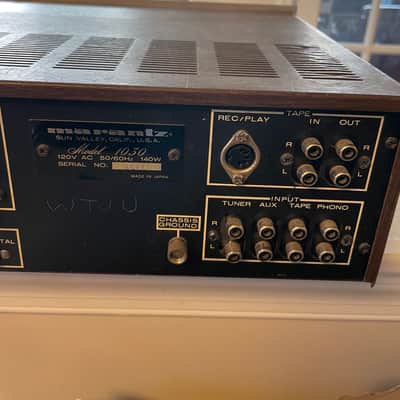 Marantz 1030 integrated stereo amplifier 1970’s imagen 8