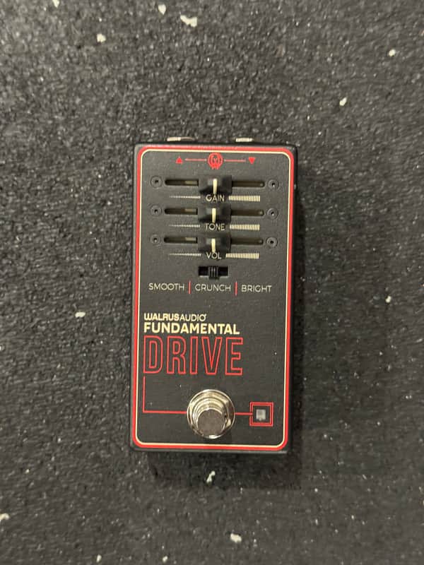 Walrus Audio Fundamental Drive 2023 - Present - Black / Red | Reverb