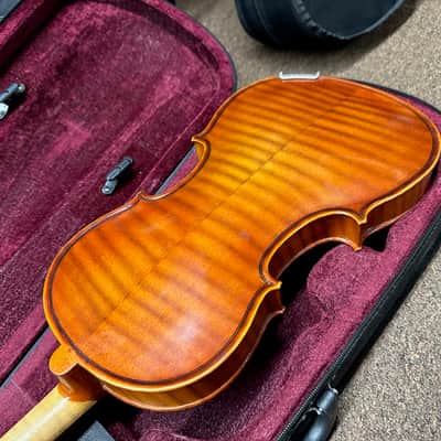 Used J. Balaton Stringed Instrument 4/4 Full Sized Violin w/ Lightweight Case Local Pickup Item image 7