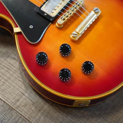 Lefty! 1985 Gibson Les Paul Custom Solid Electric Guitar Vintage Cherry Sunburst + Hard Case image 1