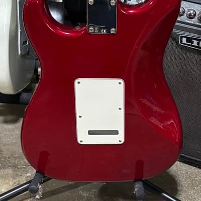 Fender Standard Stratocaster with Maple Fretboard 1998 - 2005 - Candy Apple Red image 7