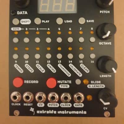 Extralife Instruments Super Sixteen Eurorack CV Sequencer 2021 black image 1