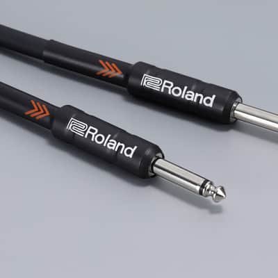 Roland 15-Foot Instrument Cable, Straight-Straight, Black Series - 5 Pack w/ Picks image 3