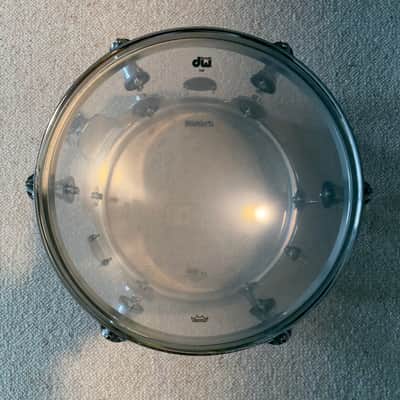 DW Acrylic Design Series Drum 12" x 9" Tom - Clear - RARE image 5
