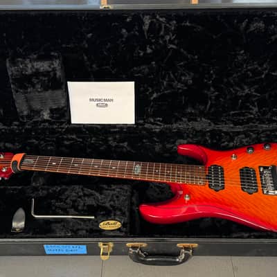 Ernie Ball Music Man JP7  2011 - John Petrucci - Cherry Burst image 1