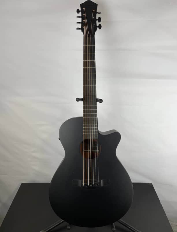 Ibanez AEG721 Grand Concert 7-String Acoustic-Electric Guitar, Spruce Top, Black Out