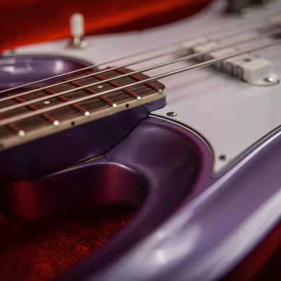 Guyatone EB-9 Sharp 5 1960s - Lavender Metallic image 6