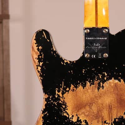 Fender Custom Shop Double Esquire 1950 Super Heavy Relic - Maple Fingerboard, Black image 13