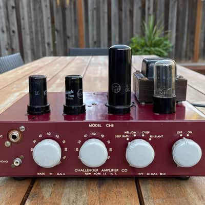 Challenger CH8 Vintage Tube PA Head for Harmonica image 1