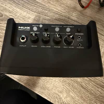 NuX Mighty Lite BT 3-Watt Desktop Bluetooth Guitar Combo 2020s - Black image 4