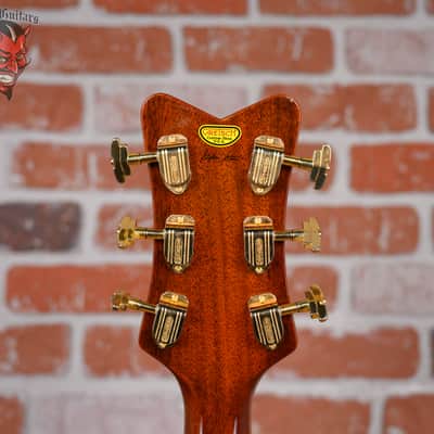 Gretsch USA Custom Shop G6134CS Penguin Master Built by Stephen Stern Flame Maple Top Transparent Blue Stain 2013 w/OHSC image 10
