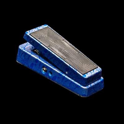 Flattley Wah Pedal 10th Anniversary Edition - Blue Paisley Skulls image 3