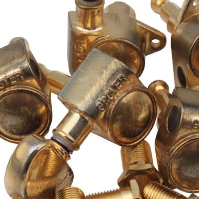 Grover Rotomatic Gold aged Tuners 3/3 fits Gibson image 3