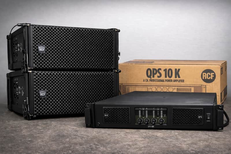 QPS 10 K AMP 10K W FOUR CHANNEL image 1