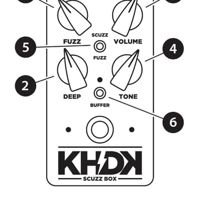 KHDK Electronics Scuzz Box | fuzz pedal image 4
