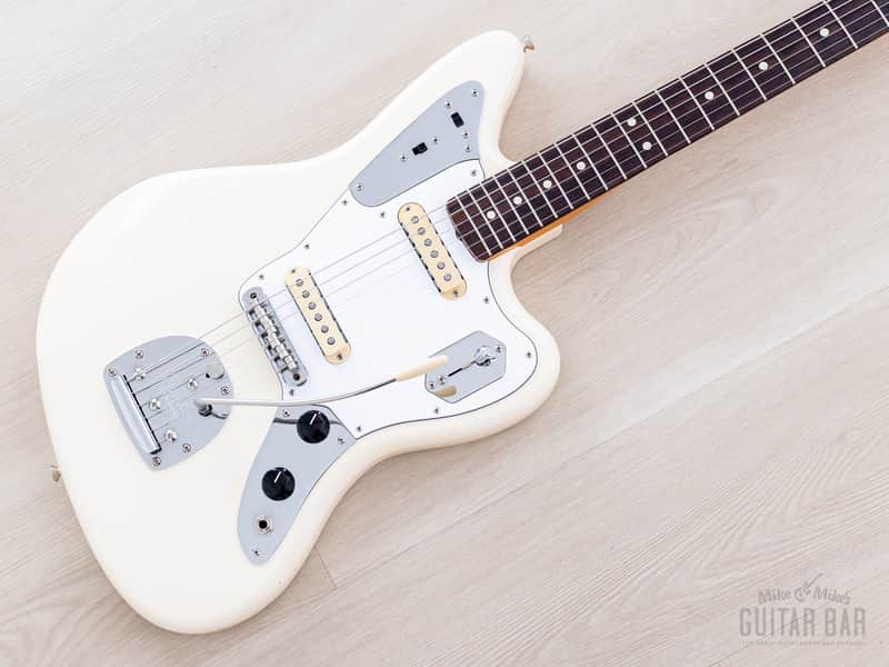 2023 Fender Johnny Marr Jaguar Offset Electric Guitar Olympic White w/ Case, Hangtags