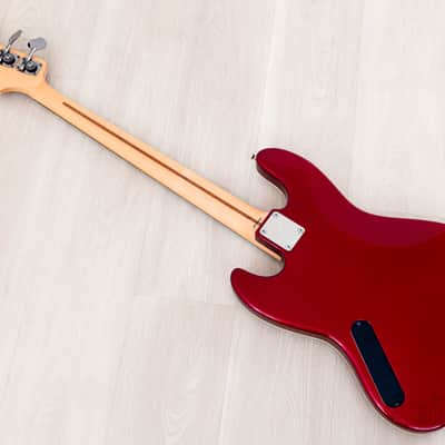 2011 Fender Aerodyne Jazz Bass AJB-DX Candy Apple Red PJ, Japan MIJ image 13