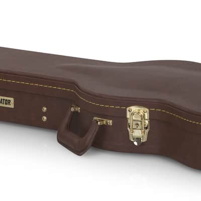Gator Gibson SG® Guitar Deluxe Wood Case, Brown GW-SG-BROWN image 4