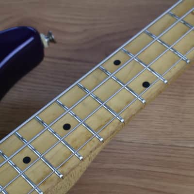 1990's Ibanez Silver Cadet Z Series PJ Bass (Purple) | Reverb