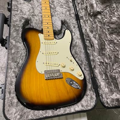 Fender Limited Edition Parallel Universe Series Strat Tele Hybrid 2018 - 2-Color Sunburst image 1