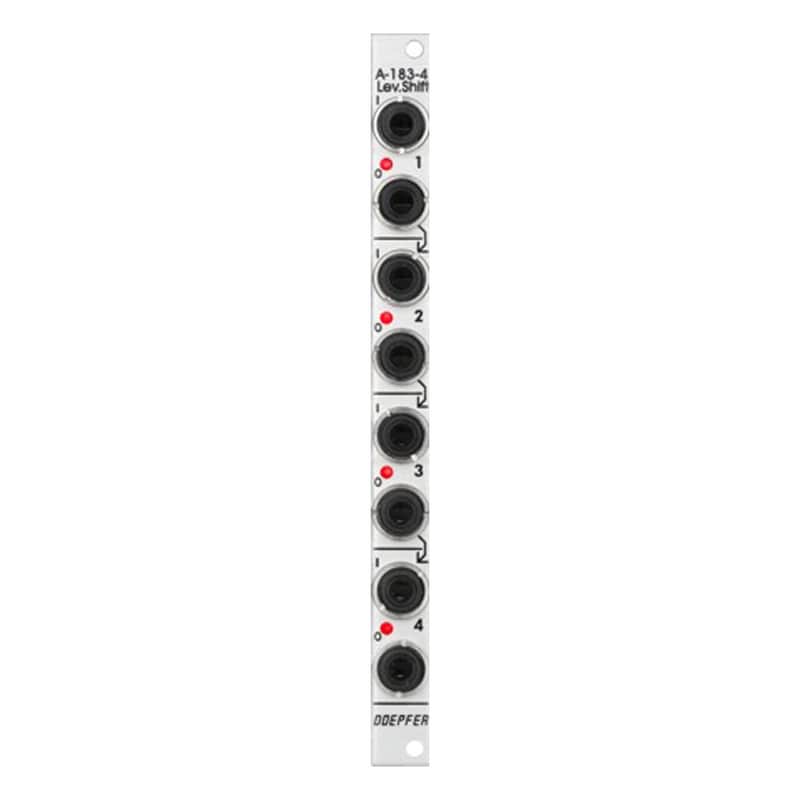 Doepfer A-183-4 Quad Level Shifter Eurorack Module image 1