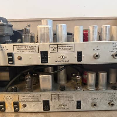 Berlant Concertone preamp pair 1950-1960 - Sand white image 2