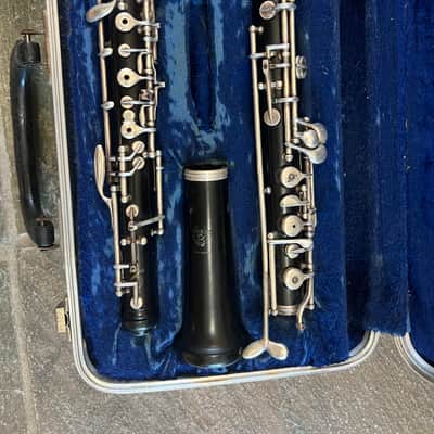 Linton brand wood Oboe with case. Made In USA image 1