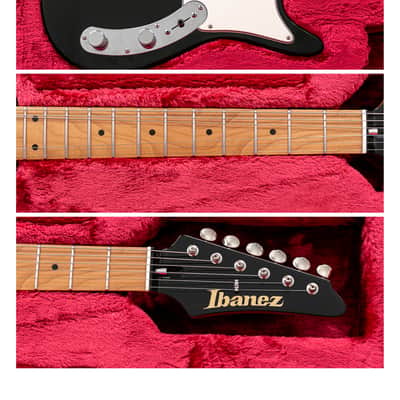 2021 Ibanez FLATV1-BK Josh Smith Signature in Black 7.3lbs image 7