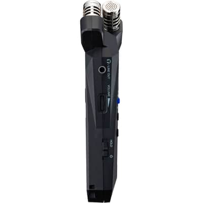 Zoom H1essential 2-Track 32-Bit Float Portable Audio Recorder with StreamEye Cans50 Professional Headphones, Lavalier GO Lav Mic, 5 AAA Batteries, USB-C to USB-C Cable and 32GB microSD Card image 4