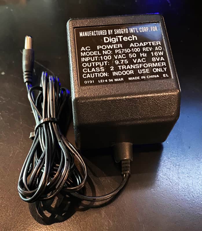 Digitech PS750-100 Power Supply - Japan ONLY AC Adapter - XP-100, 200, 300, 400, WH-1 Whammy, etc image 1
