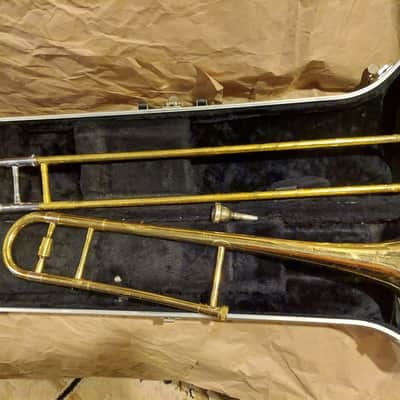 Blessing Scholastic Trombone, USA, Brass, with case and mouthpiece image 1
