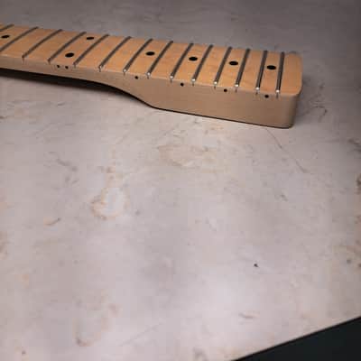 Mighty Mite 6-String Guitar Neck for Fender Telecaster- Unfinished Maple-New Unused NOS image 3
