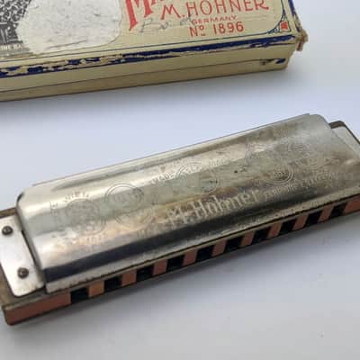 M. Hohner Marine Band A440 1896 Classic Harmonica - Key of G image 3