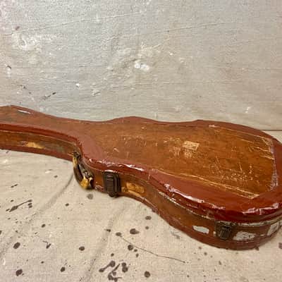 Vintage Gibson (Lifton) Les Paul 5 Latch Case Brown with Pink Interior 1950's image 14