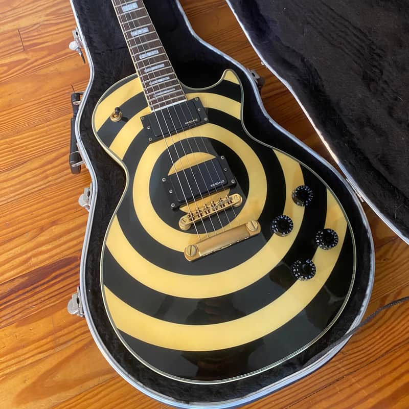 2004 Epiphone Zakk Wylde Signature Les Paul Custom Antique Ivo…