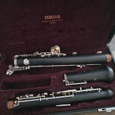 Vintage Yamaha Wood Oboe 411/441– Crack Free – Plays –  Left F image 6
