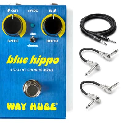 New Dunlop Way Huge Smalls WM61 Mini Blue Hippo Analog Chorus! image 1
