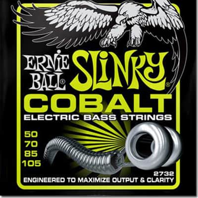 Ernie Ball 2732 Regular Slinky Cobalt 4-String Bass Guitar Strings, 50-105 Long Scale image 5
