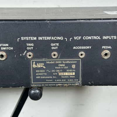 Vintage ARP Omni 1 Keyboard Synthesizer Model 2483 image 12