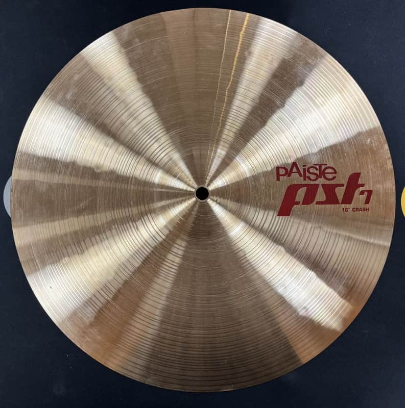 Paiste PST7 16 Crash 16-inch crash cymbal for an acoustic drum kit image 1