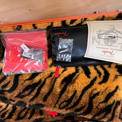 Fender To The Stars Limited Edition Tom Delonge "Padre" Stratocaster 2025 - Brown w/ Orange Competition Stripe image 21