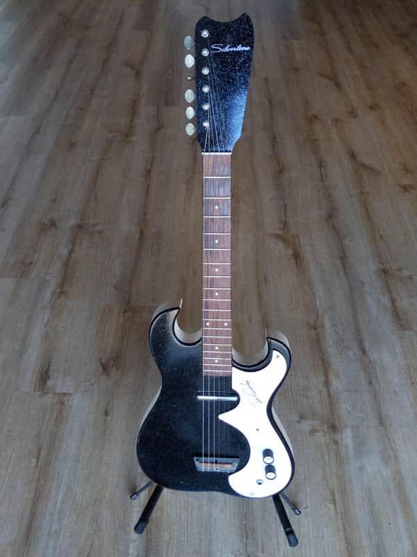 Silvertone 1448 w/ Original Case Amp Signed by Tom Brumley image 1