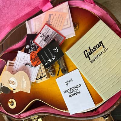 Gibson Les Paul 1957 Murphy Lab Ultra Heavy Aged Refin Burst LE Limited Edition 2026 In Hand Sunburst image 16