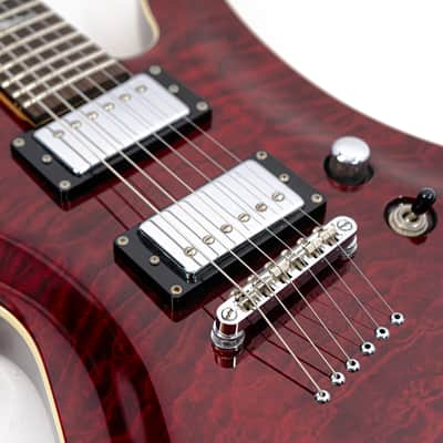 2011 B.C. Rich Mockingbird Masterpiece Translucent Red w/ Quilted Maple Top, Padded Gigbag image 6
